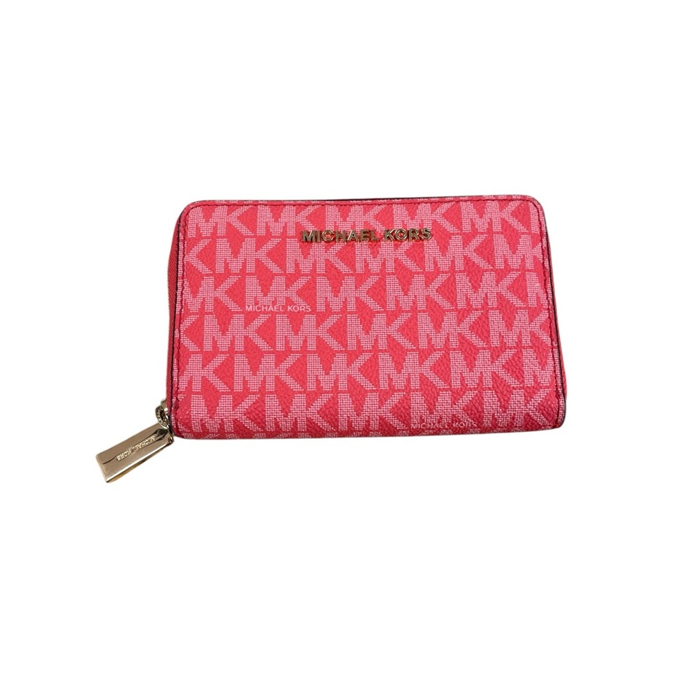 NWT Michael Kors Small Logo Wallet Sangria